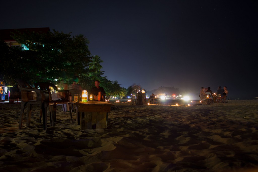 Nightshot at Pantai Cenang, Langkawi